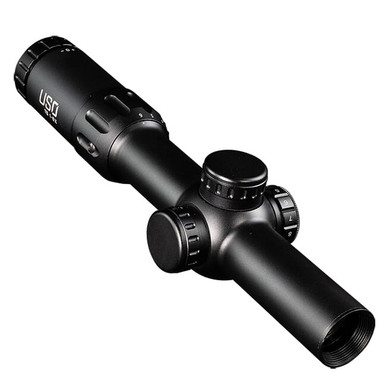 US Optics TS 1-6x24mm ; 30 mm Tube; Digital Red SFP Simple Crosshair; 2 MOA Red Dot; Riflescope TS-6X SFP - US Optics