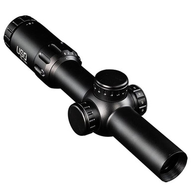 US Optics 1-8x24mm; 30 mm Tube; Digital Red FFP JNG Reticle Riflescope TS-8X JNG MIL - US Optics