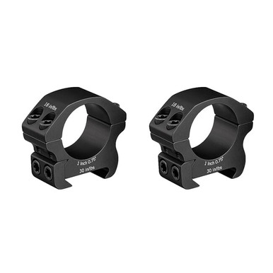 Vortex Optics Vortex Pro 1" Low (0.75") Scope Rings PR1-L - Vortex Optics