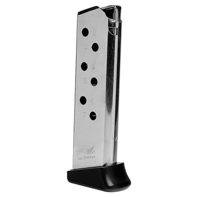 Walther Arms Walther PPKS .380 ACP 7rd Finger Rest Nickel Magazine 2246012