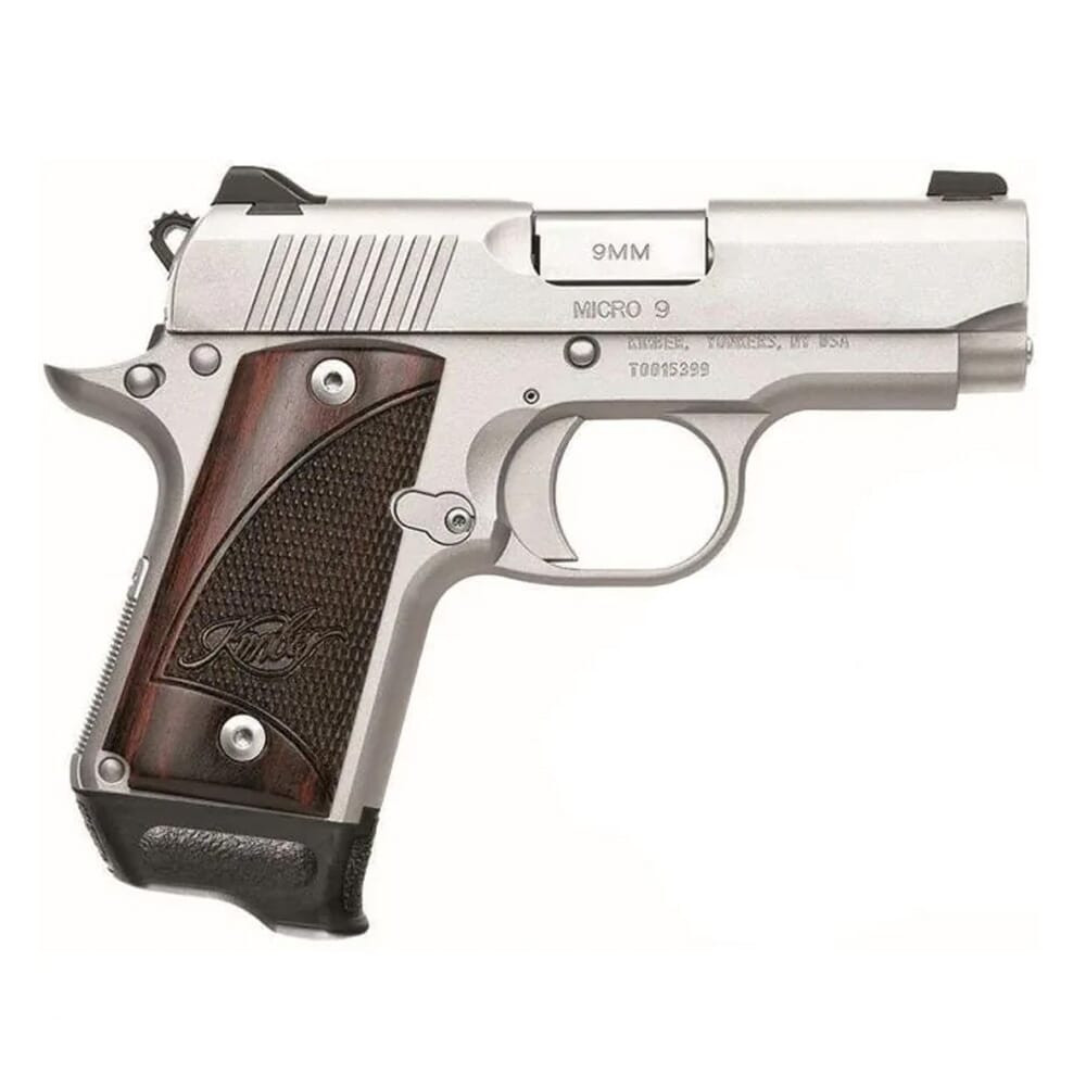 Kimber Micro 9 9mm Stainless Rosewood Handgun Ready-to-Carry Bundle w/Tac Mags 3300250 - Kimber