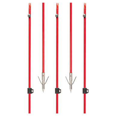 Cajun Fiberglass Arrow w/Piranha Long Barb XT ABF4960 - Cajun