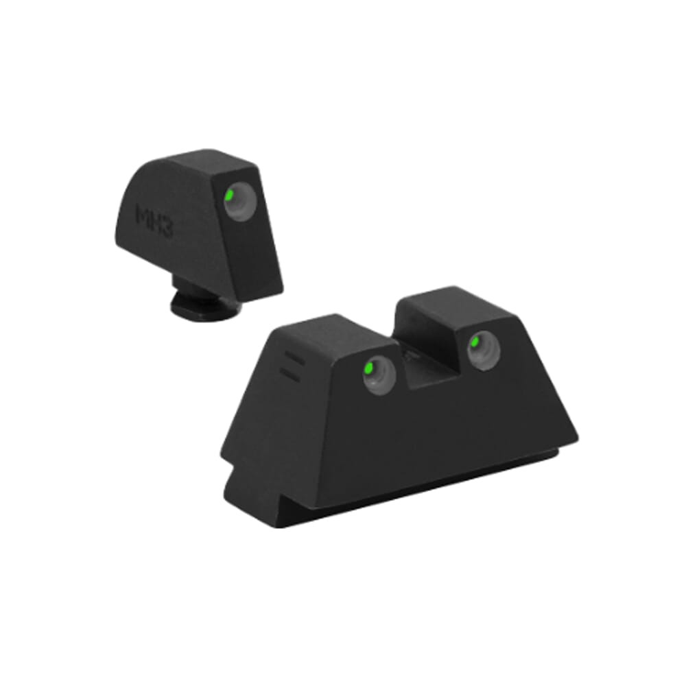 Meprolight USA Meprolight Mepro Tru-Dot&reg; Set-SIG STD Frame, FN (509/510) , IWI Masada SUP Height Rear 11.1 mm/ Front10.2 mm G/G 10110318001 - Meprolight USA