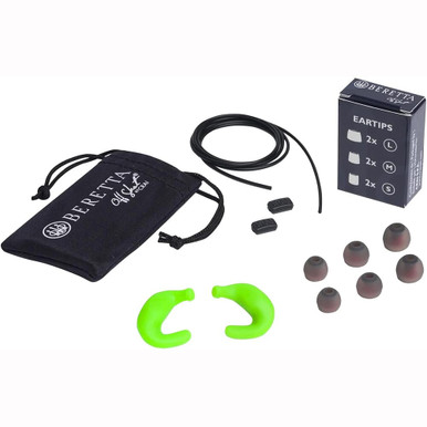 Beretta Comfort Plus EVO Green Fluorescent Earplugs CF121D004307FFUNI - Beretta