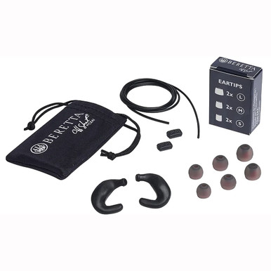Beretta Comfort Plus EVO Black Earplugs CF121D00430999UNI - Beretta