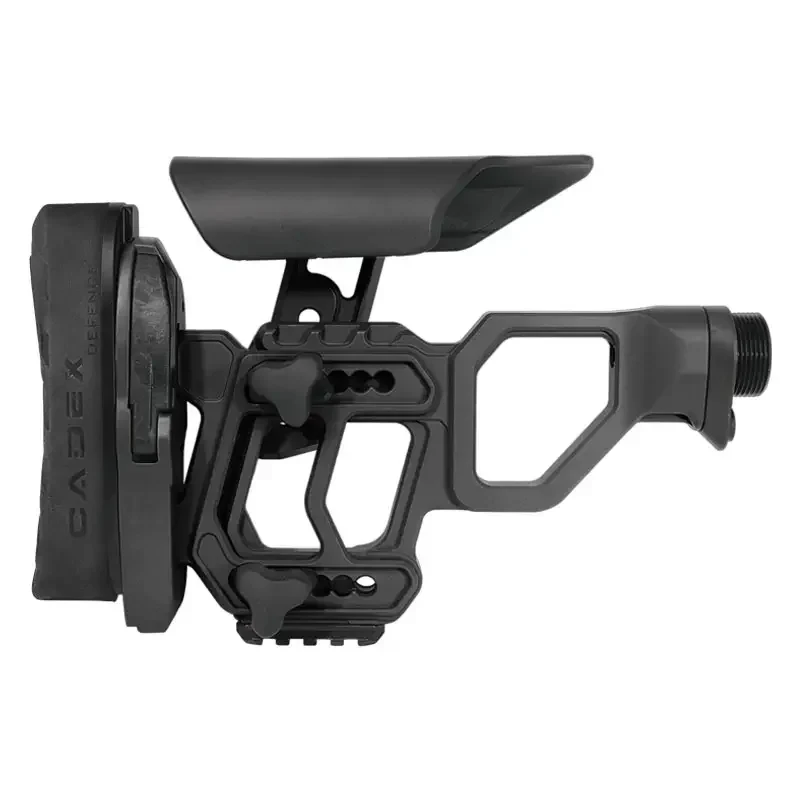 Cadex Defense Cadex Skeleton Buttstock Black Retrofit Kit for Field Strike 03127-K008-BLK - Cadex Defense