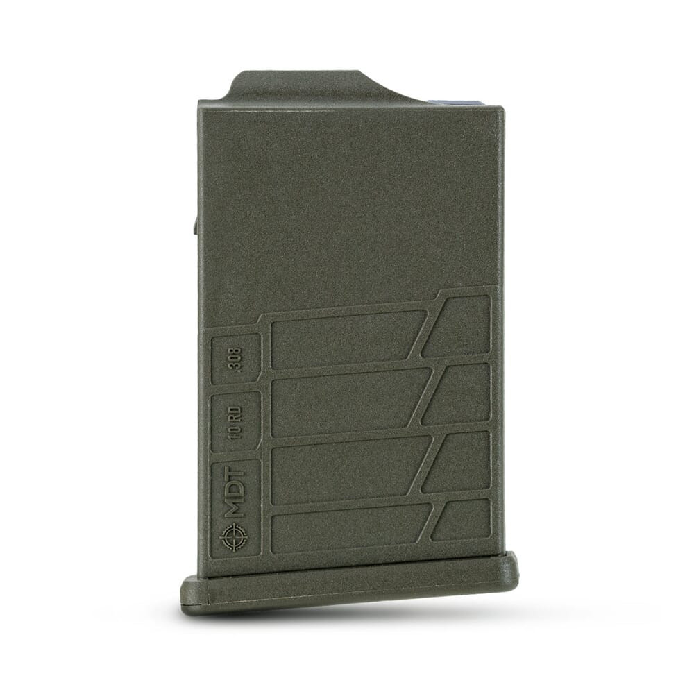 MDT Gen 2 .308 Win SA 10rd OD Green Polymer Magazine 104447-ODG - MDT