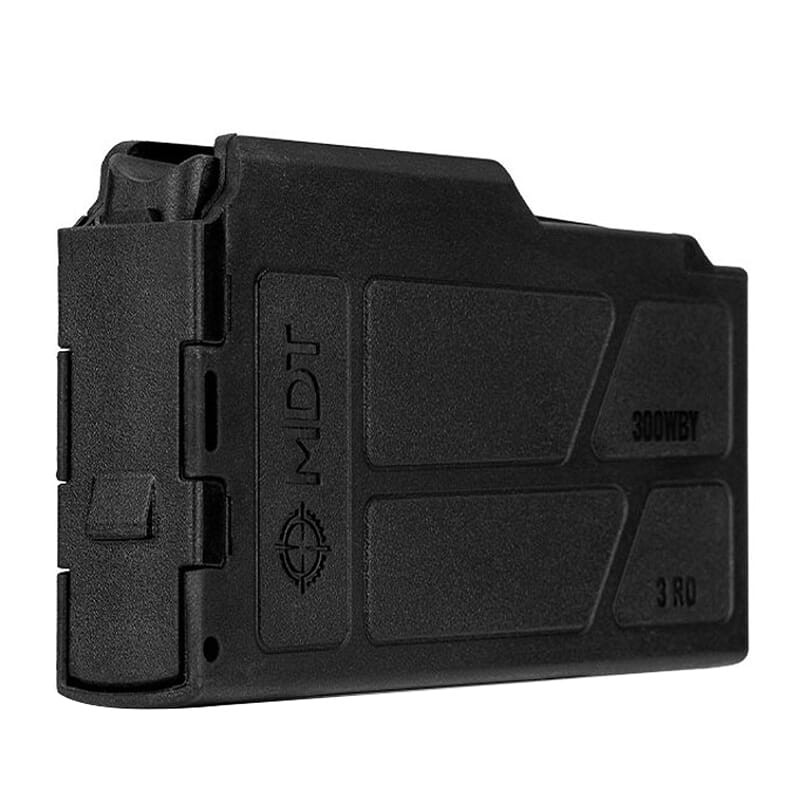 MDT .300 Wby Mag LA 3.850 3rd Polymer Magazine 108657-BLK - MDT