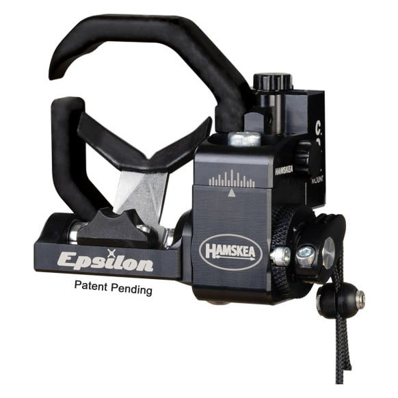 Hamskea V2 Epsilon RH Black Arrow Rest w/C.O.R. Riser Interface Bracket 213776 - Hamskea