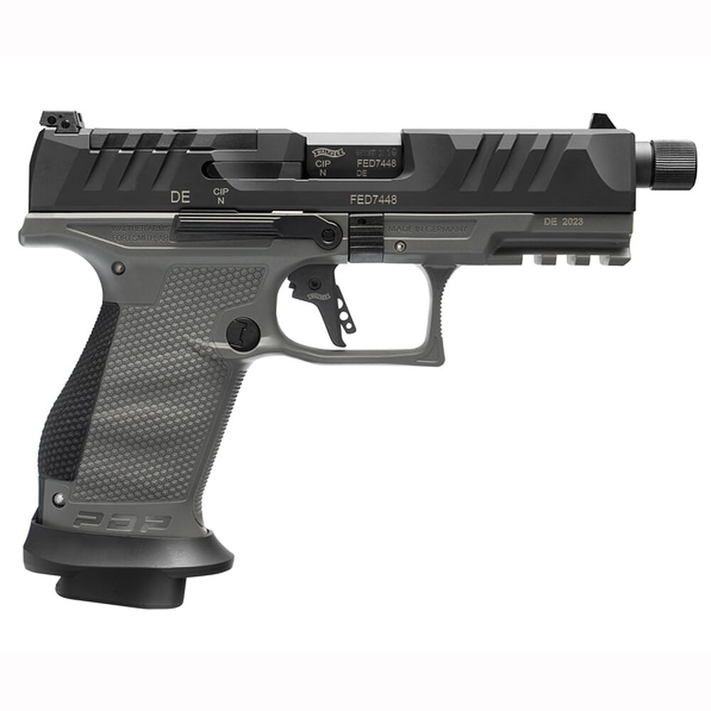 Walther Arms Walther PDP Compact or PRO SD 4.6"Bbl Handgun Tungsten Grey Frame 10RD 9MM 2871947