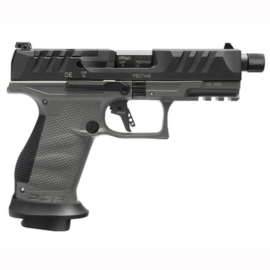 Walther Arms Walther PDP Compact or PRO SD 4.6" Tungsten Grey Frame 10RD 9MM 2871947 - Walther Arms