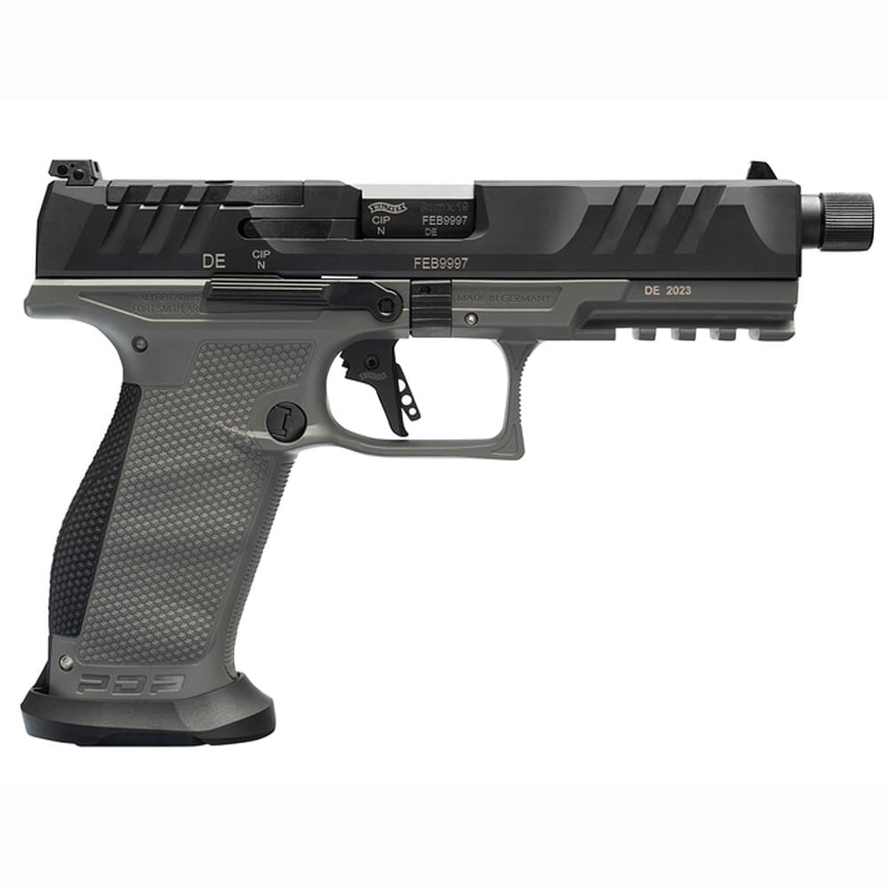 Walther Arms Walther PDP Full Size or PRO SD 5.1"Bbl Handgun Tungsten Grey Frame 10RD 9MM 2871971