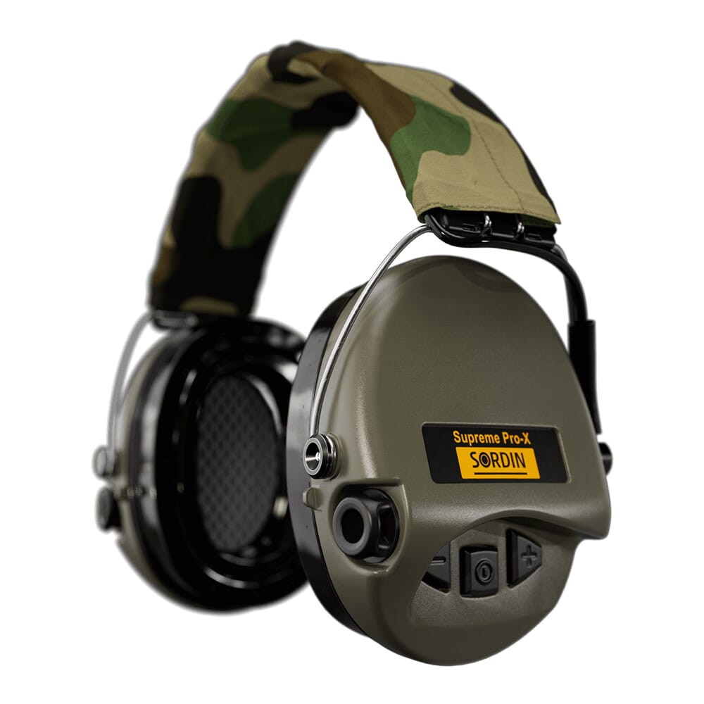 Sordin Supreme Pro-X LED Green GEL Headband 202299003 - Sordin