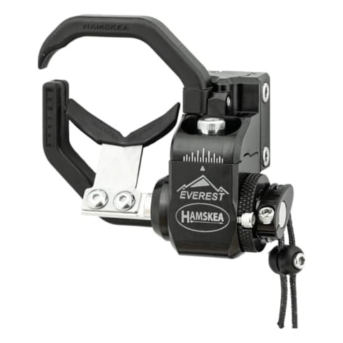 Hamskea Everest RH Black Arrow Rest w/C.O.R. Riser Interface Bracket 204773 - Hamskea