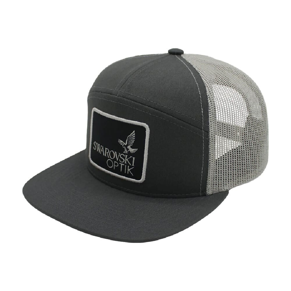 Swarovski Optik Swarovski THL Black/Gray 7 Panel Patch Hat 60103 - Swarovski Optik