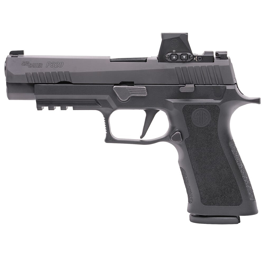 Sig Sauer P320 XFULL 9mm 4.7" Bbl Black Pistol w/(2) 10rd Steel Mags, XRAY3, & ROMEO-X Pro 320XF-9-BXR3-RXX-10