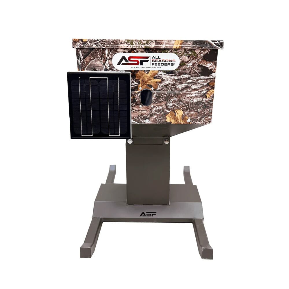 all seasons feeders ASF Monolith 100lb Camo Fish Feeder - all seasons feeders