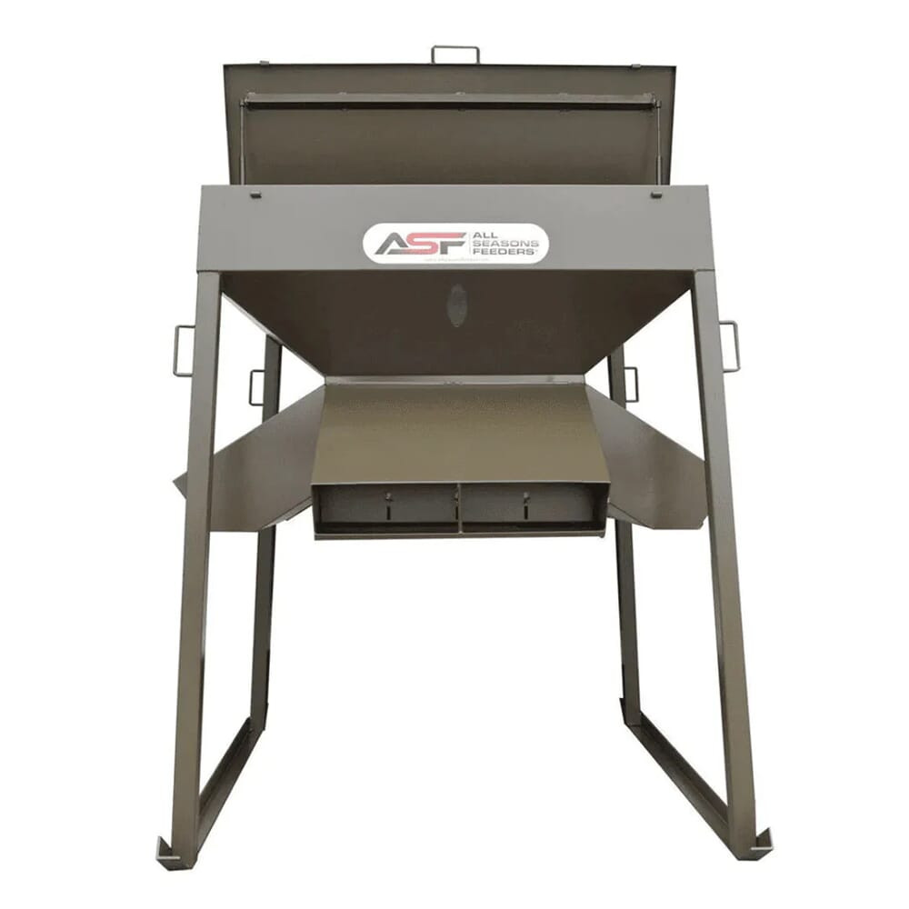 all seasons feeders ASF Low Profile 3000lb Protein Feeder w/Skids - all seasons feeders
