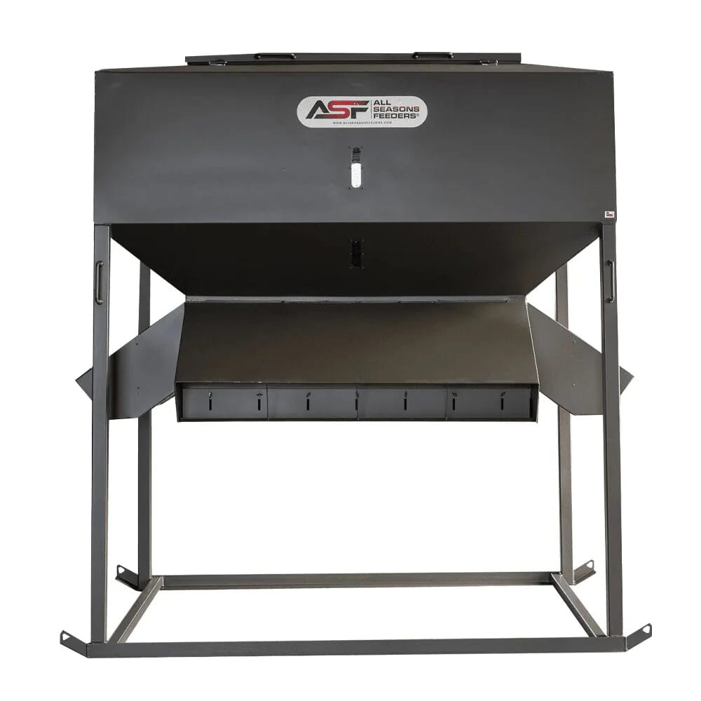all seasons feeders ASF Low Profile 4500lb Protein Feeder w/Skids - all seasons feeders