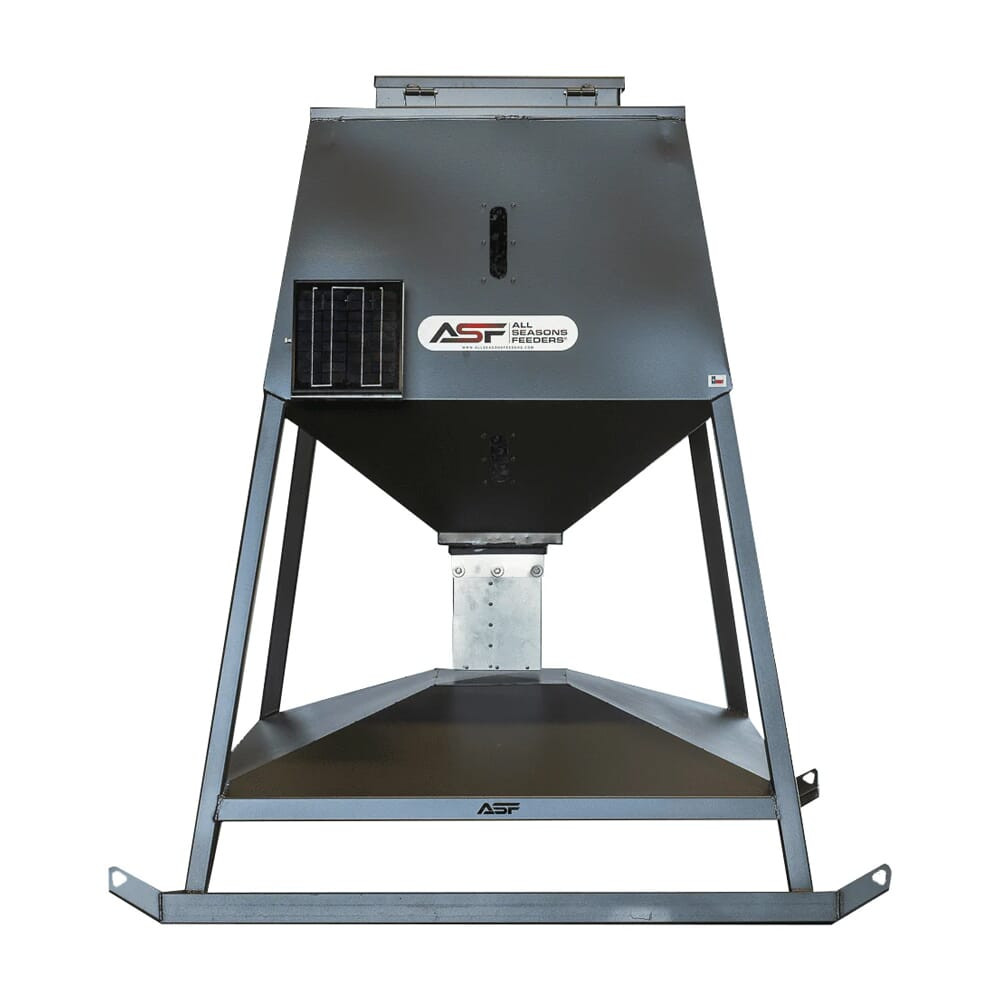 all seasons feeders ASF Stand & Fill 1000lb DIRECTIONAL Broadcast Feeder - all seasons feeders