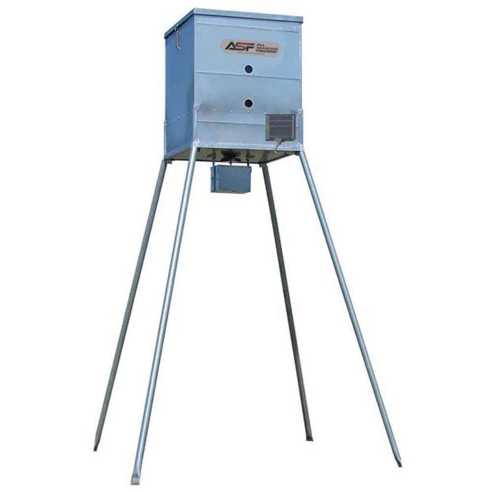 all seasons feeders ASF Traditional 600lb Broadcast Feeder w/Solar - all seasons feeders