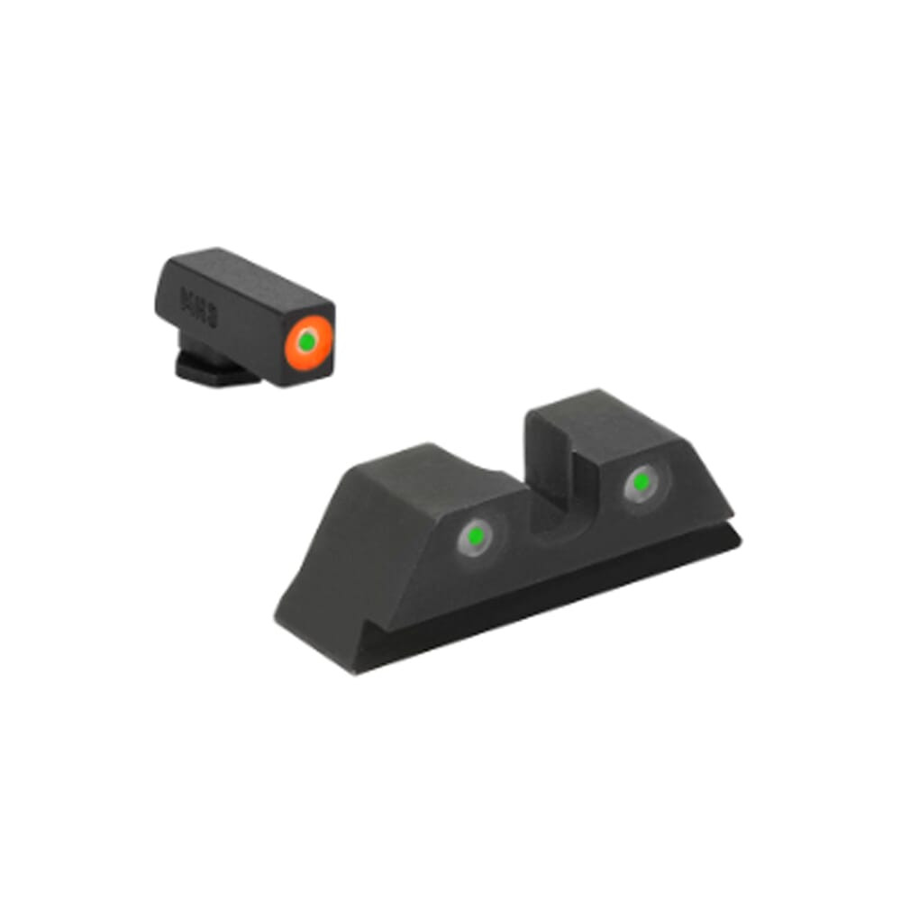 Meprolight USA Meprolight ML40140 Hyper-Bright&trade; Orange Hellcat Low Fixed Set 401403131 - Meprolight USA