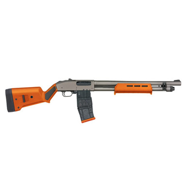 Mossberg 590M Professional 12ga 18.5" Bbl Mag Fed Less-Lethal Orange Shotgun w/Magpul SGA Stock 50222 - Mossberg