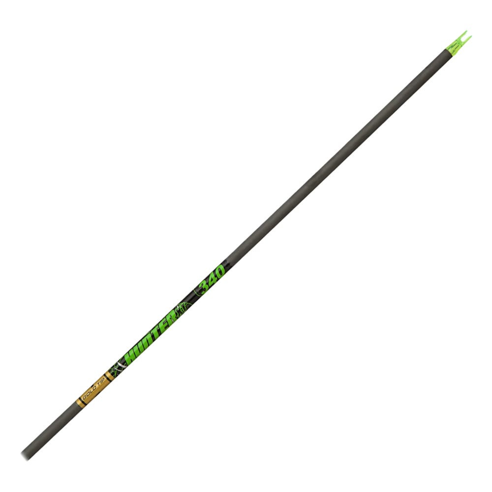 Gold Tip Hunter XT 340 w/2" Raptor Vanes HXT340A272 *Single Arrow* - Gold Tip Arrows