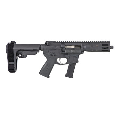 LWRC International LWRC IC-9 9mm 5.6" 1/10 1/2x28 Black Pistol w/SBA3 Brace ICP9B5KSBA3 - LWRC International