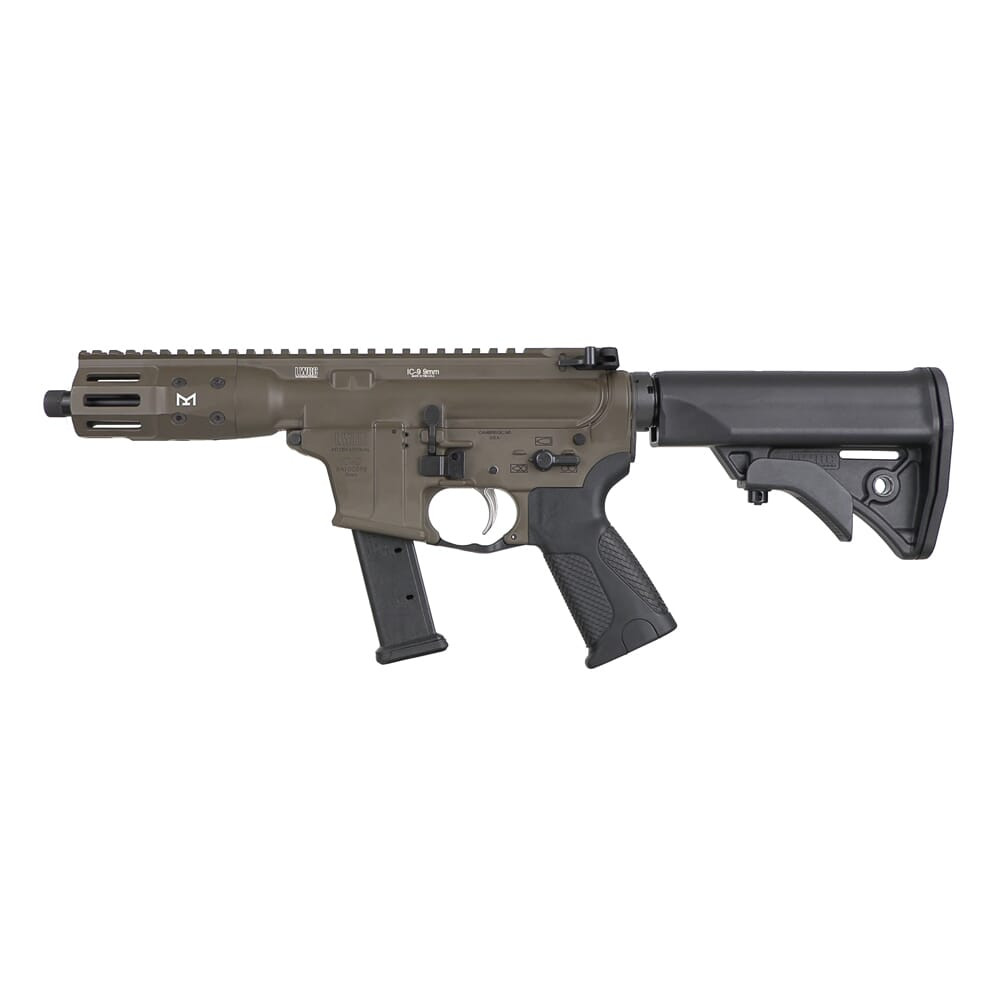 LWRC International LWRC IC-9 9mm 5.6" 1:10" 1/2x28 Brown Short Barreled Rifle (NFA) ICR9PBC5KS - LWRC International
