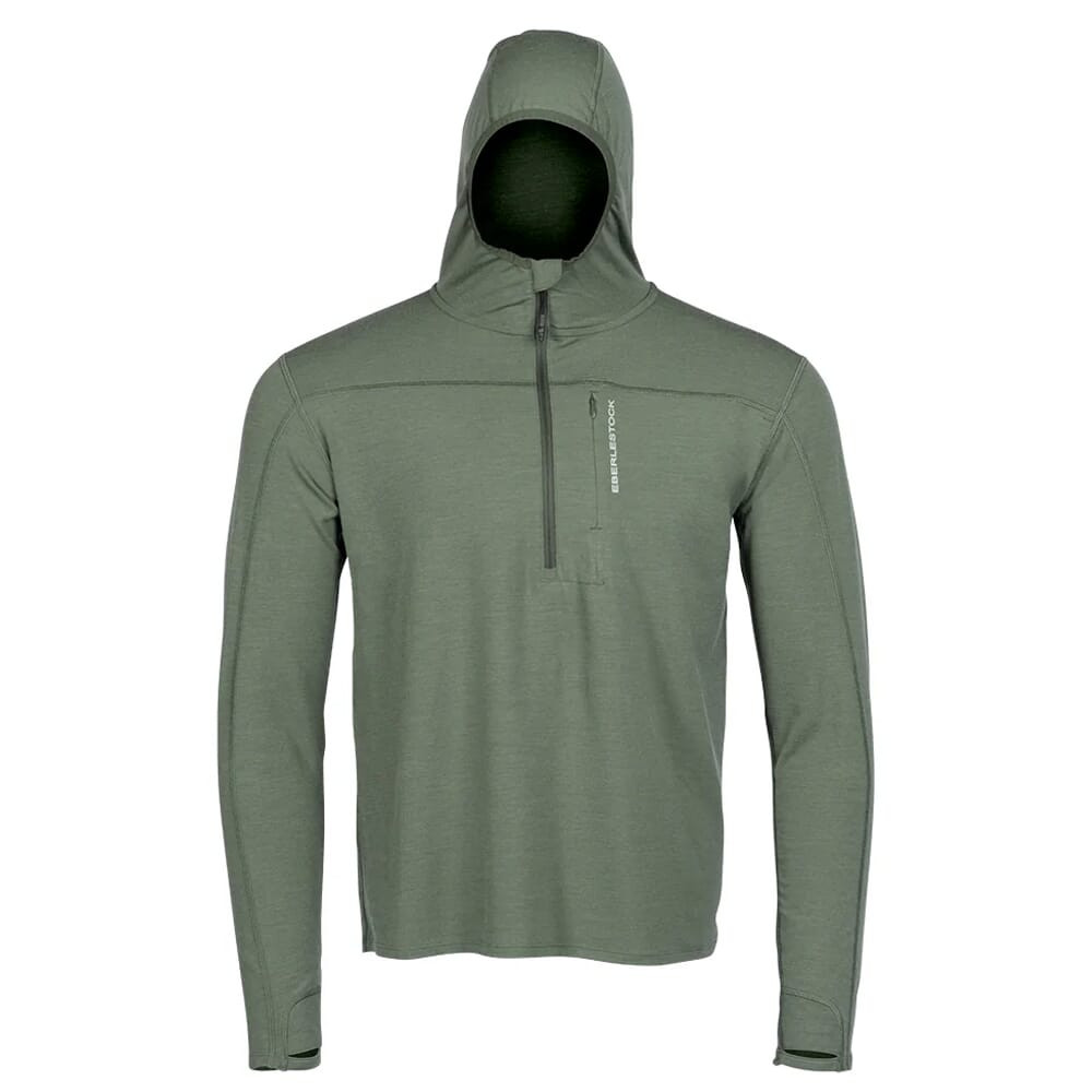 Eberlestock Lochsa Merino 1/2 Zip Hoody Loden Large L12LL - Eberlestock