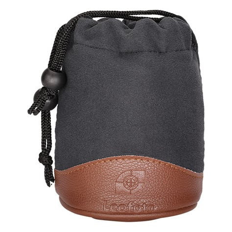 Leofoto Small Ball Head Bag w/Cord Stopper Toggle LBHC-S in Black - Leofoto