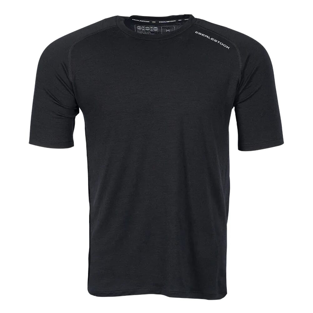Eberlestock LS Lochsa Merino Short Sleeve Black Medium LSBM Top - Eberlestock