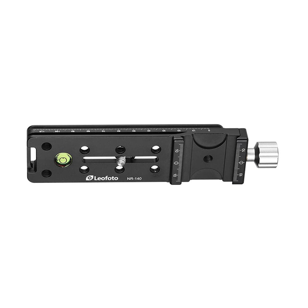 Leofoto NR-140 Long Nodal Slide w/Clamp NR-140 in Black - Leofoto