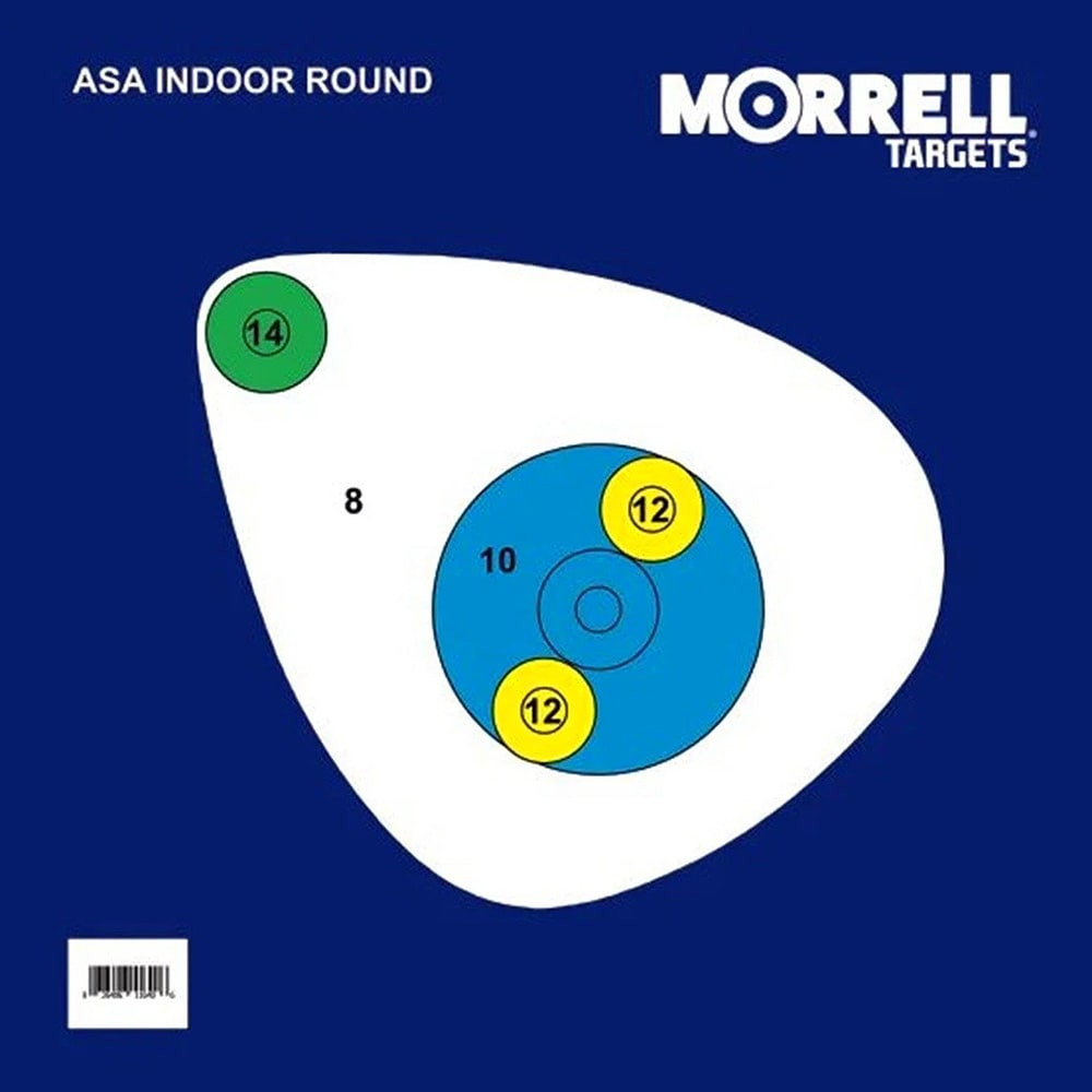 Morrell Targets Morrell ASA Indoor Paper Face Target PF-AI **SINGLE TARGET** - Morrell Targets