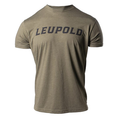 Leupold Wordmark T-Shirt Military Green XXL 180237 Top - Leupold
