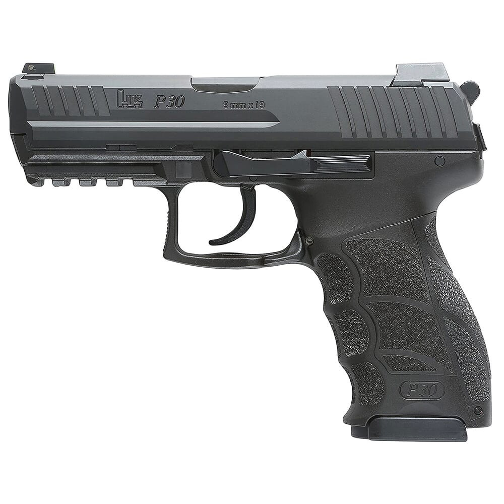 Heckler & Koch HK P30 V3 9mm 3.85" Bbl Pistol w/Decocker, (1) 17rd & (1) 20rd Mags 81001086