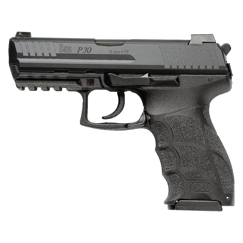 Heckler & Koch HK P30 V3 9mm 3.85" Bbl Pistol w/Decocker & (2) 15rd Mags 81001087