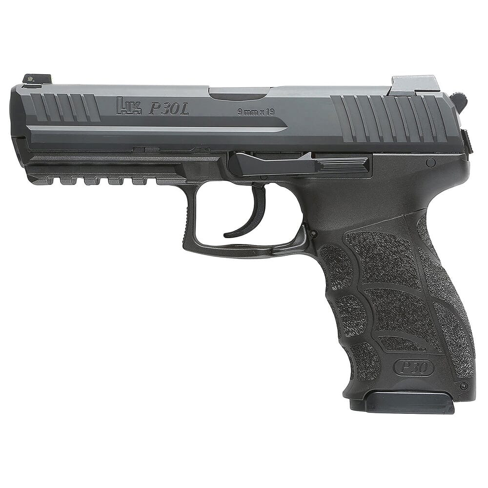 Heckler & Koch HK P30L V3 9mm 4.45" Bbl Pistol w/Decocker, (1) 17rd & (1) 20rd Mags 81001092