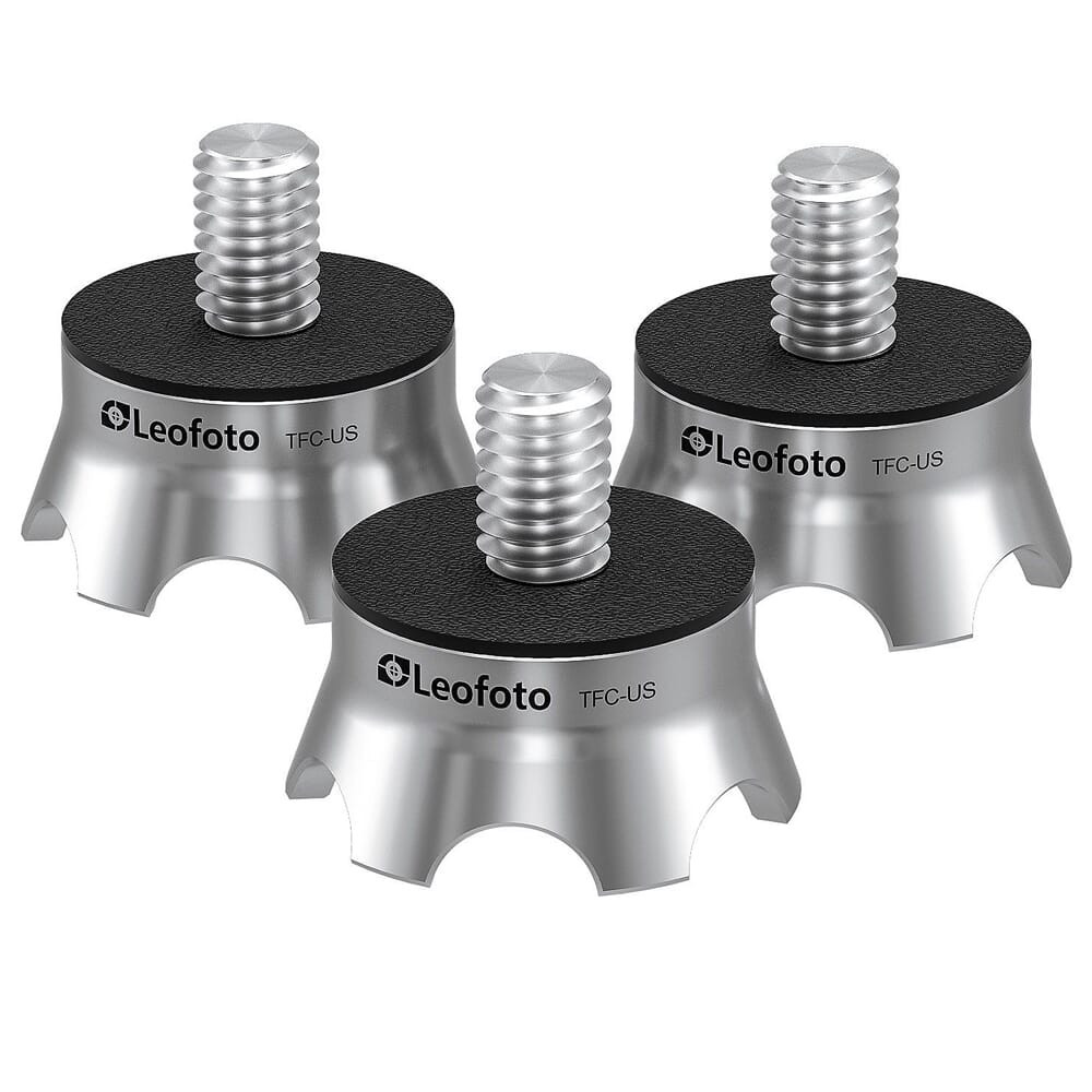 Leofoto TFC-US 3pc Tripod Claw Feet w/3/8" Thread TFC-US - Leofoto