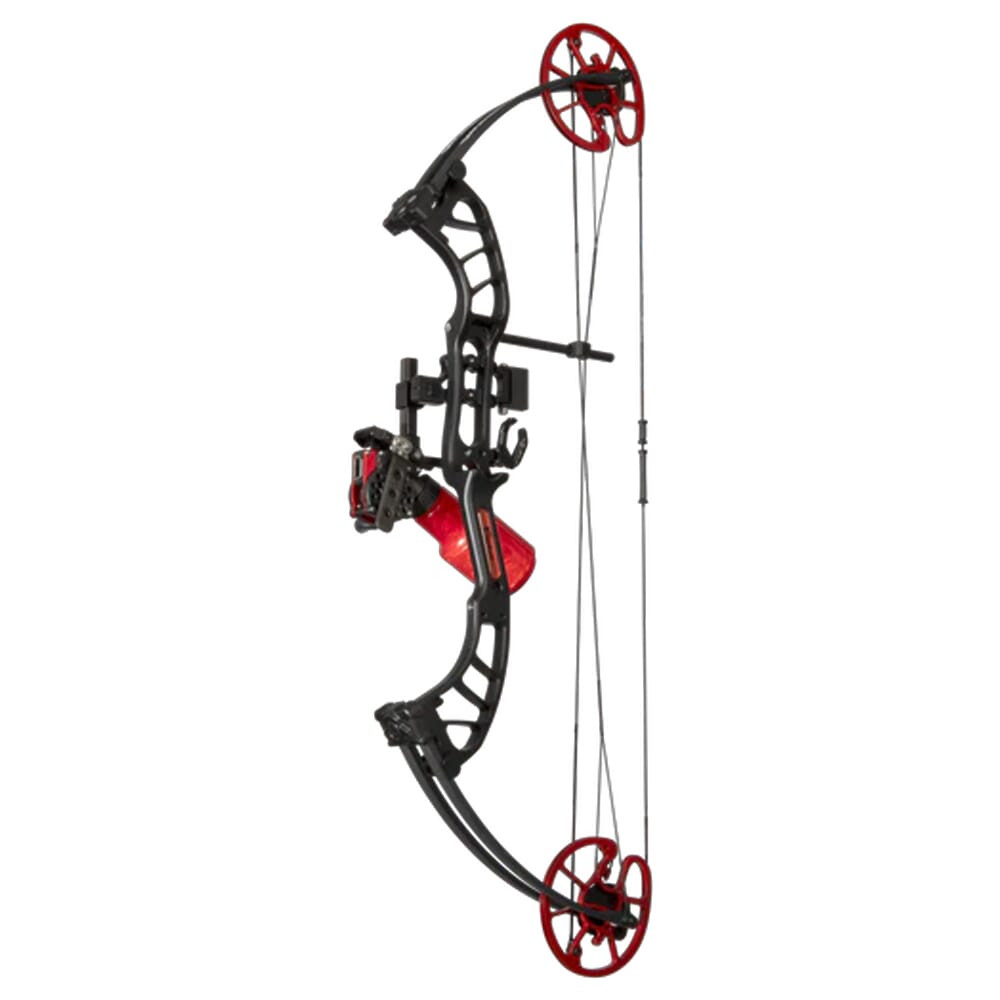 Cajun Shore Runner EVW RH50 Black/Red Bowfishing Bow Kit ABF23B1205R - Cajun