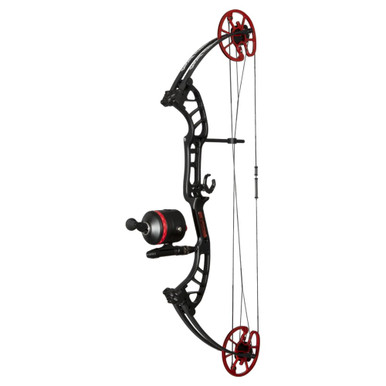 Cajun Shore Runner EVS RH50 Black/Red Bowfishing Bow Kit ABF23B2205R - Cajun
