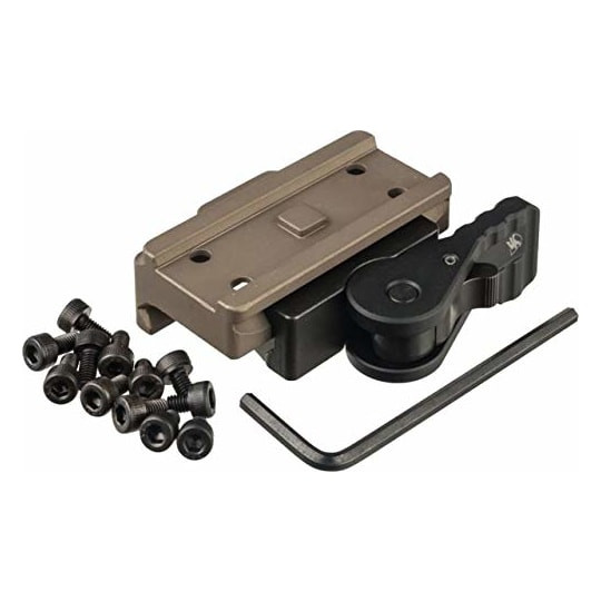 American Defense Manufacturing ADM AD-T1 Aimpoint T1/T2 Low QD FDE Micro Red Dot Mount w/QD TAC Lever AD-T1-L-FDE-TAC - American Defense Manufacturing