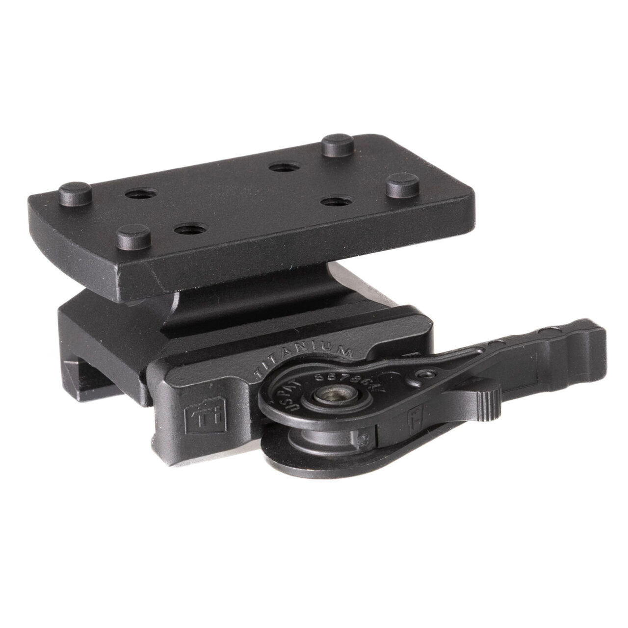 American Defense Manufacturing ADM AD-TR Delta Point Pro Co-Witness Lightweight Red Dot Mount w/QD Titanium Lever AD-TR-LW-10-TL - American Defense Manufacturing