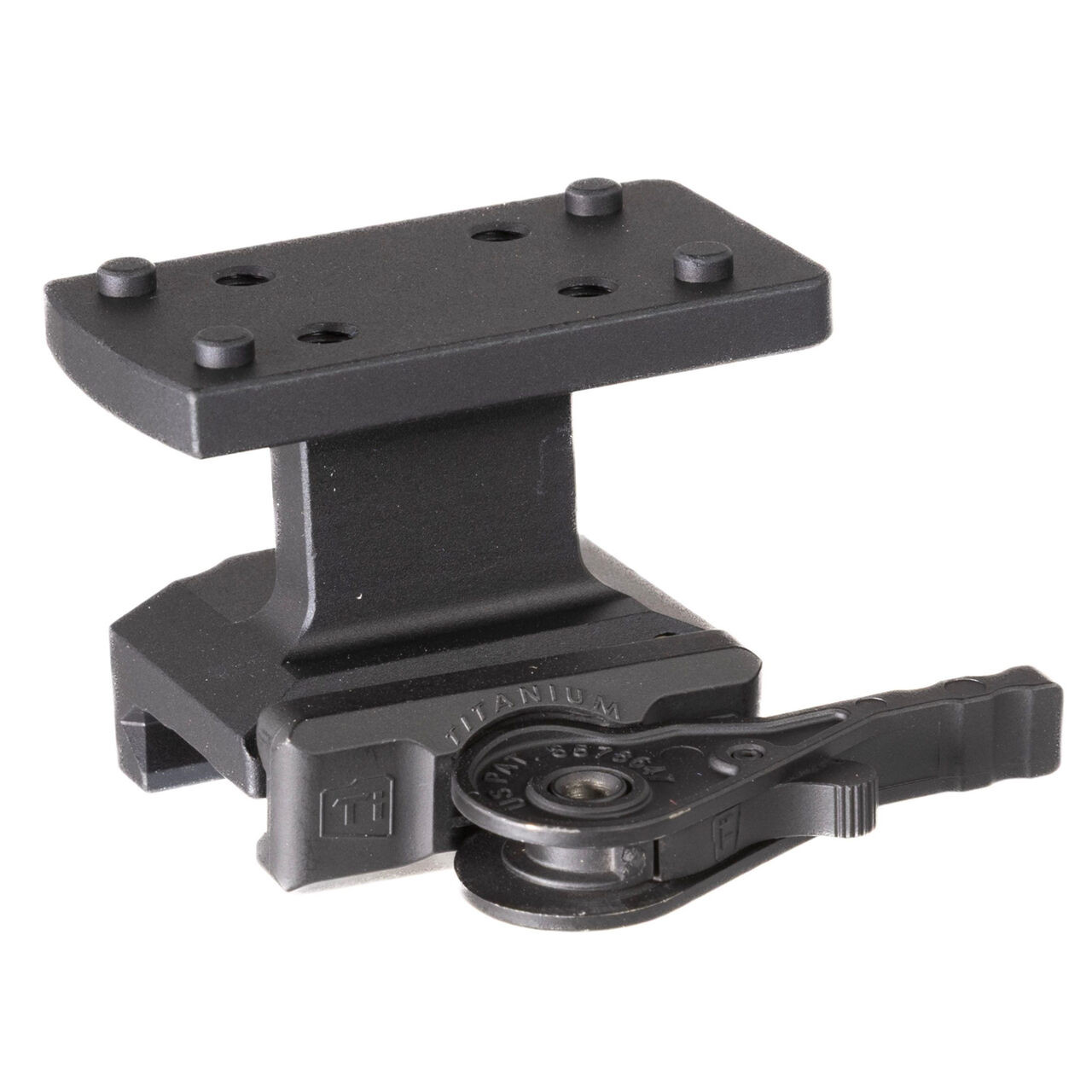 American Defense Manufacturing ADM AD-TR 1.93" Lightweight Red Dot Mount w/QD Titanium Lever AD-TR-LW-H-TL - American Defense Manufacturing