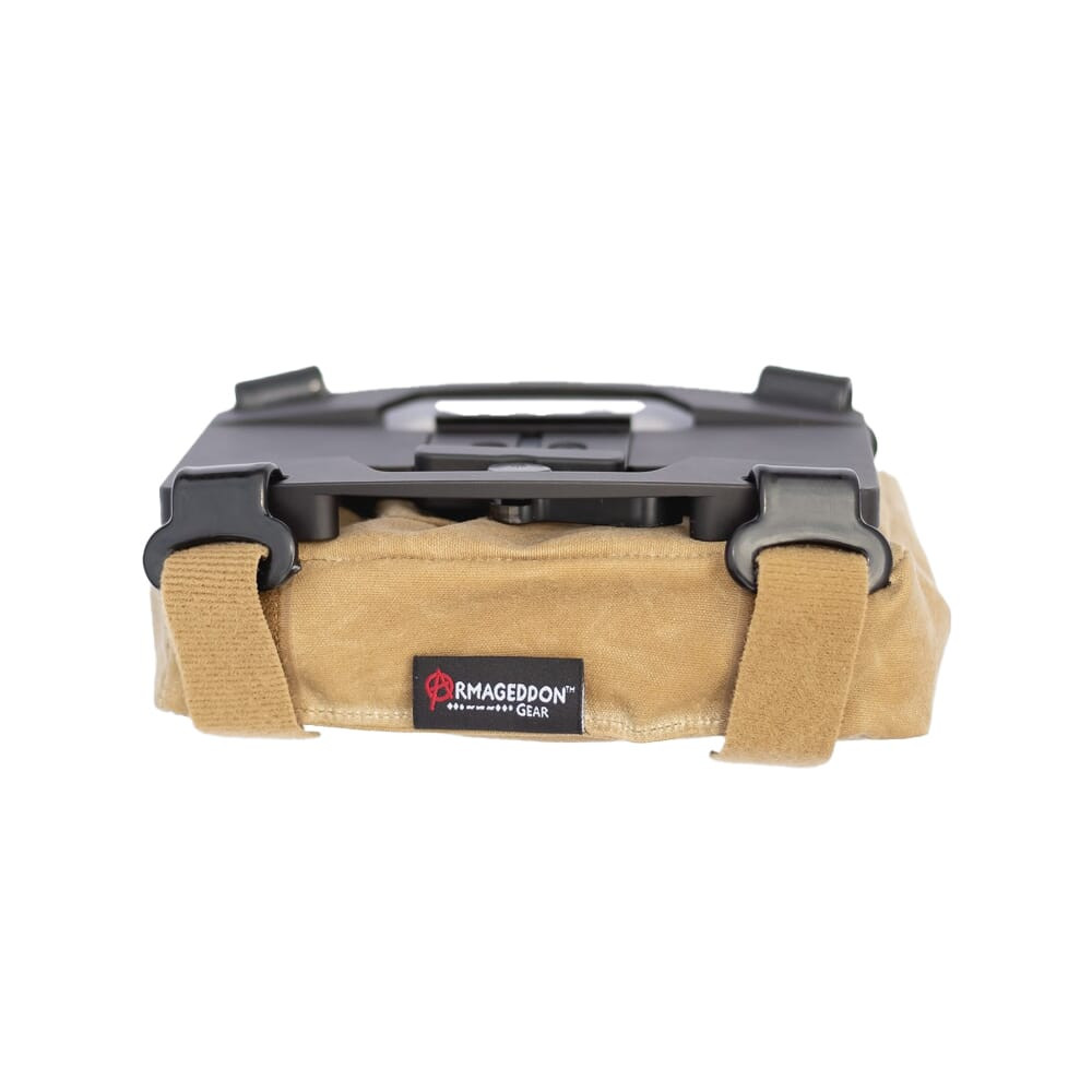 Armageddon Gear Tan Waxed Canvas Mini Plate Pro Pad w/Heavy Fill AG0757-TN-HV - Armageddon Gear