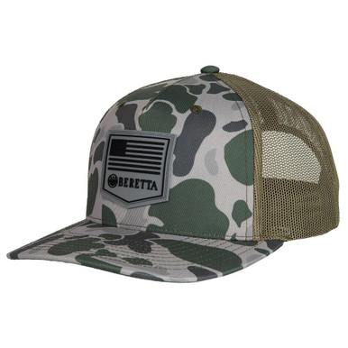 Beretta PM Trucker Hat Green Duck Camo BC047T1675085X - Beretta