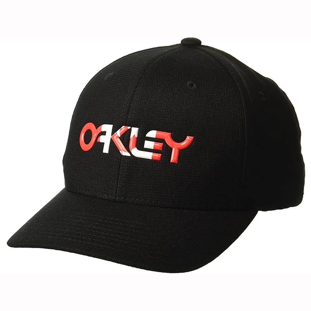 Oakley B1B Metallic Destination Black/Canada Hat L/XL FOS900913-26Q-L/XL - Oakley
