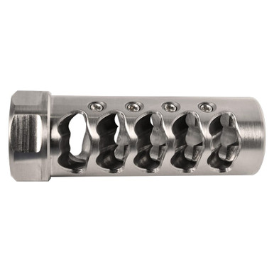 American Precision Arms Gen 4 Fat Bastard Self Timing Muzzle Brake 5/8x24 / .30 / Stainless G4F5830S - American Precision Arms
