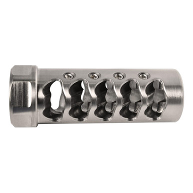 American Precision Arms Gen 4 Fat Bastard Self Timing Muzzle Brake 5/8x24 / 6mm / Stainless G4F5860S - American Precision Arms